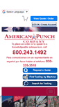 Mobile Screenshot of americanpunchco.com