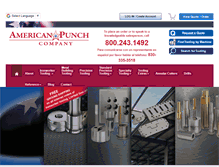 Tablet Screenshot of americanpunchco.com